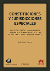 CONSTITUCIONES Y JURISDICCIONES ESPECIALES - 9788413596884